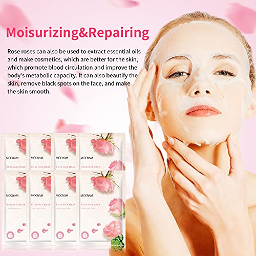 Hydrating Facial Sheet Masks Moisturizing Face Masks Skincare for Women 10 PC...
