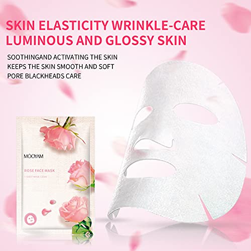 Hydrating Facial Sheet Masks Moisturizing Face Masks Skincare for Women 10 PC...