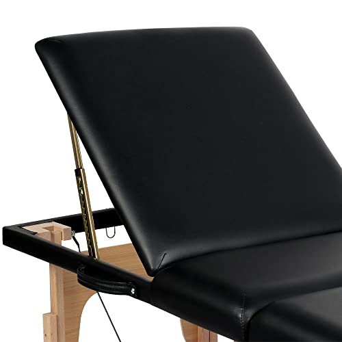 Yaheetech Height Adjustable Massage Table Foldable Massage Bed Massage Therap...