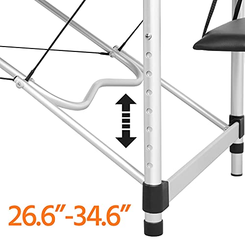 Yaheetech Portable Massage Table 84inch Massage Bed Aluminium Height Adjustab...