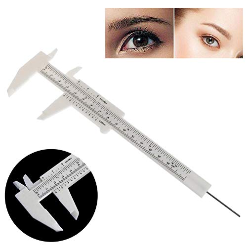 Tattoo Eyebrow Ruler - 5Pcs Plastic Eyebrow Ruler 6Inch Double Scale Sliding ...