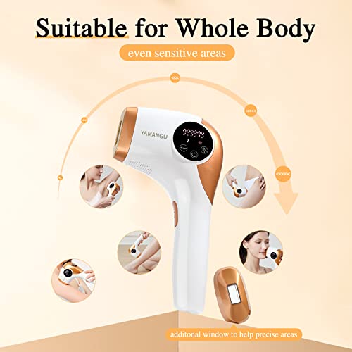 Hair Removal for Women and Men, YAMANGU Permanent Hair Remover with Cooling F...