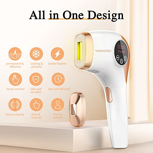 Hair Removal for Women and Men, YAMANGU Permanent Hair Remover with Cooling F...