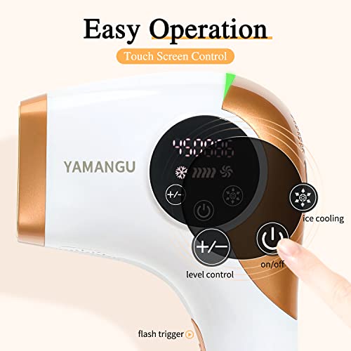 Hair Removal for Women and Men, YAMANGU Permanent Hair Remover with Cooling F...