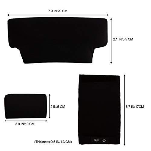 Unisex Underarm Padded Covers and Hand Grip Foam Pads Fits Standard Crutch fo...