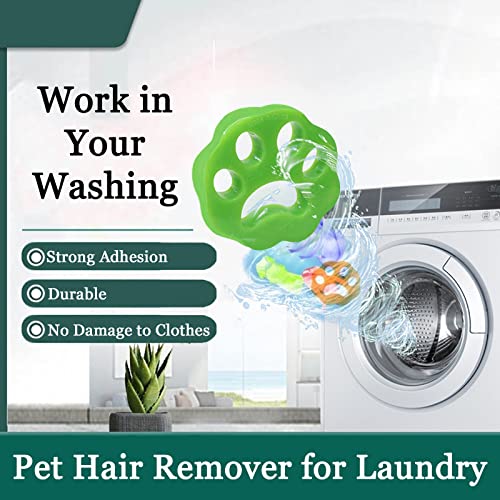 Pet Hair Remover for Laundry 8 Pcs, Lint Remover for Clothes, Laundry Pet Hai...