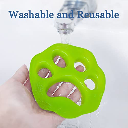 Pet Hair Remover for Laundry 8 Pcs, Lint Remover for Clothes, Laundry Pet Hai...
