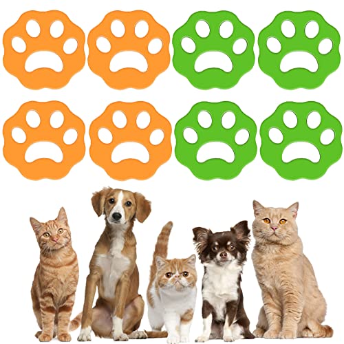 Pet Hair Remover for Laundry 8 Pcs, Lint Remover for Clothes, Laundry Pet Hai...