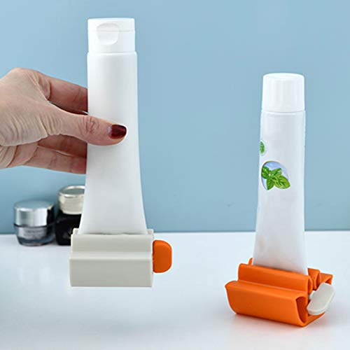 YAMOKOS Rolling Tube Toothpaste Squeezer Holder Cleanser Squeezer Tool Toothp...