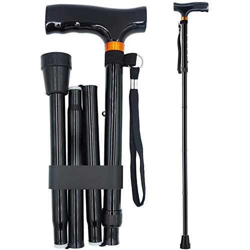 YAMTHR Cane, Folding Walking Cane for Men Women Fathers Gifts Mothers Gifts P...