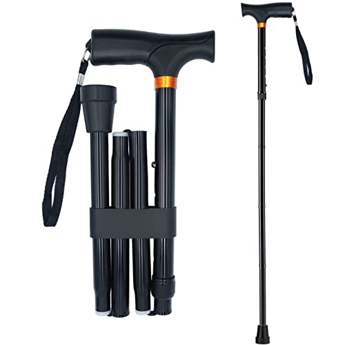 YAMTHR Folding Cane, Walking Cane for Men, Women, Portable Walking Stick Bala...