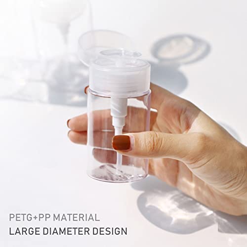 Nail Polish Remover Pump, YAMYONE 2 Pack Acetone Pump Dispenser, Alcohol Disp...