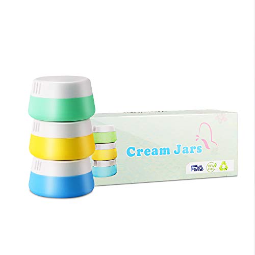 Travel Accessories Bottles Containers Sets, Yamyone Silicone Cream Jars for t...