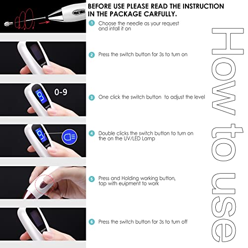 Portable Skin Care Device Apply to Warts,Age Spots,Tattoo,Nevus,Skin Pigmenta...