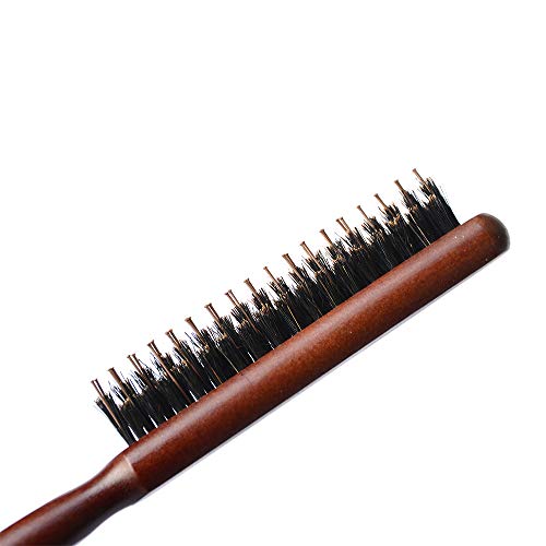 1 Piece Hair Teasing Brush Boar Bristle Teasing Comb Hairdressing Barber Tool...