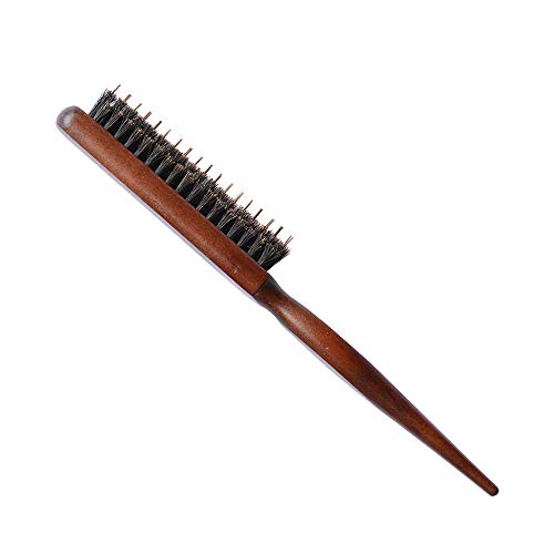 1 Piece Hair Teasing Brush Boar Bristle Teasing Comb Hairdressing Barber Tool...