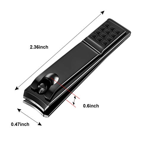 12 Pieces Nail Clipper Set Stainless Steel Nail Cutter Fingernails and Toenai...