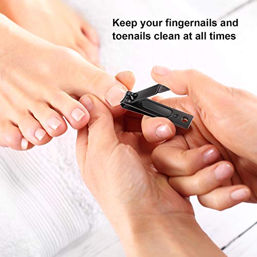 12 Pieces Nail Clipper Set Stainless Steel Nail Cutter Fingernails and Toenai...