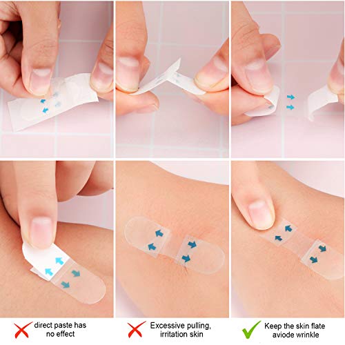 200 Pieces Face Lift Tape Face Lifting Sticker Invisible Thin Face Stickers V...