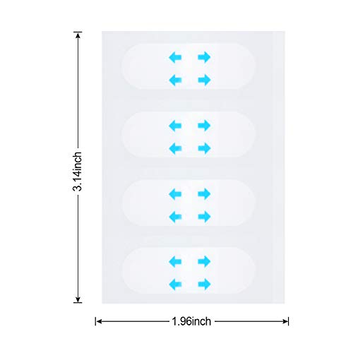 200 Pieces Face Lift Tape Face Lifting Sticker Invisible Thin Face Stickers V...