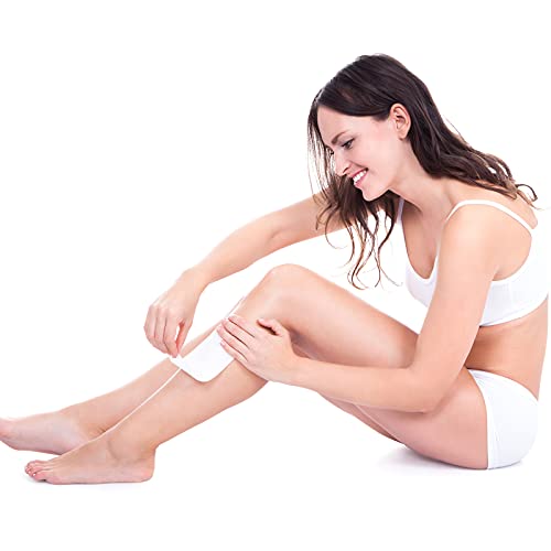 250 Pieces Wax Strips and Sticks Kit Includes Waxing Strips Hair Removal Clot...
