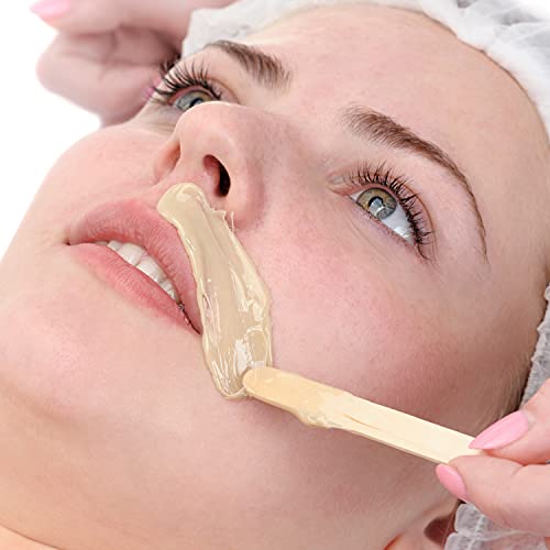 250 Pieces Wax Strips and Sticks Kit Includes Waxing Strips Hair Removal Clot...