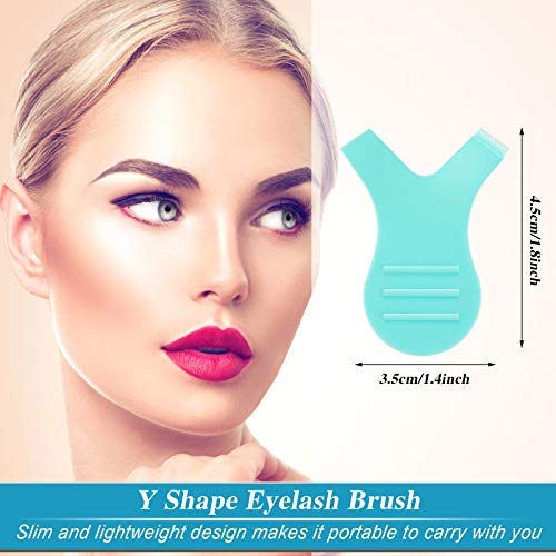 30 Pieces Y Lash Lift Tool Y Shape Eyelash Brush Comb Lash Perm Lift Brush Si...