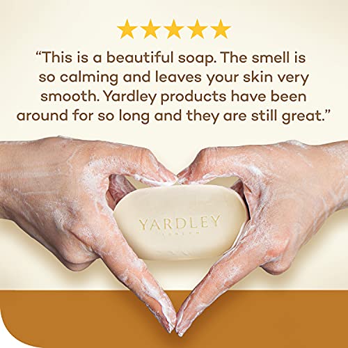 Yardley Oatmeal and Almond Bar Soap, Oatmeal & Almond, 4.25 Ounce