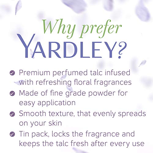 Yardley Yardley London English Lavender Perfumed Deodorizing Talc Talcum Powd...