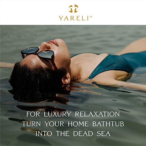Yareli Dead Sea Bath & Foot Soak, Unscented Magnesium Bath Salt Flakes, Stron...