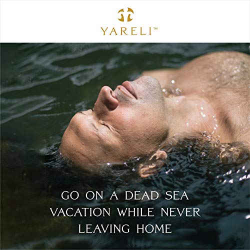 Yareli Dead Sea Bath & Foot Soak, Unscented Magnesium Bath Salt Flakes, Stron...