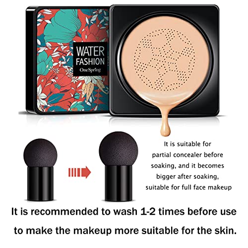 Mushroom Head Moisturizing Air Cushion CC Cream Foundation Concealer BB Cream...