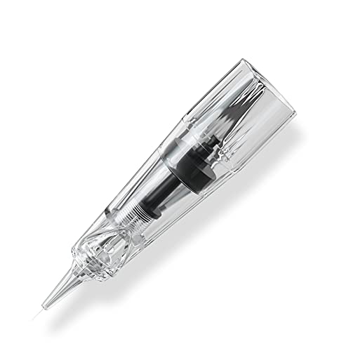 20Pcs Permanent Makeup Needles 1R/1P Tattoo Machine PMU Pen Cartridge Needle ...