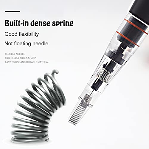 Assorted Permanent Makeup Needles 30pcs PMU Machine Pen Cartridge Needles for...