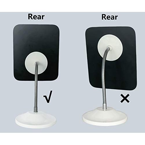 YEAKE Adjustable Flexible Gooseneck Makeup Mirror,360°Rotation Folding Portab...