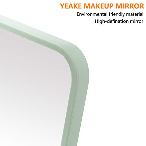 YEAKE Table Desk Vanity Makeup Mirror,8-Inch Portable Folding Mirror with Met...