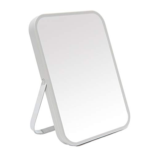 YEAKE Table Desk Vanity Makeup Mirror,8-Inch Portable Folding Mirror with Met...