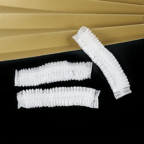 Years Calm 30PCS Disposable Shower Caps, Clear Shower Caps for Travel, large ...