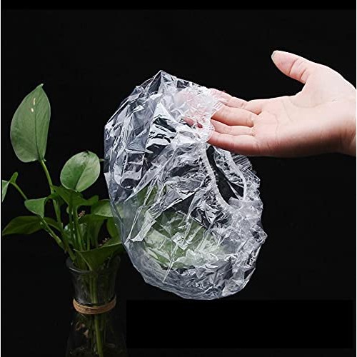 Years Calm 30PCS Disposable Shower Caps, Clear Shower Caps for Travel, large ...