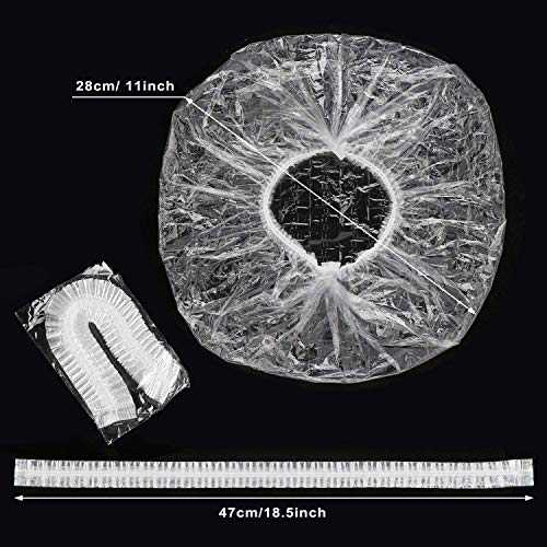 Years Calm Disposable Shower Cap, 100pcs Individually Wrapped Larger and Thic...