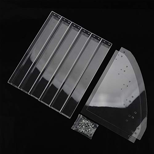 Clear Nail Polish Display Holder Organizer, Yebeauty 6 Layers Acrylic Organiz...