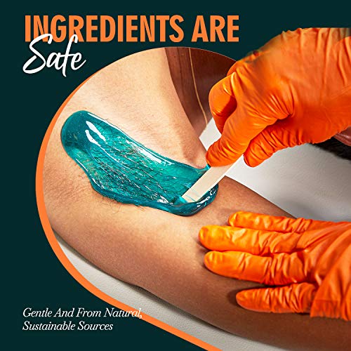 Waxing Kit for Hair Removal Home Wax Warmer with 4 Bags Hard Wax Beans 20 Wax...