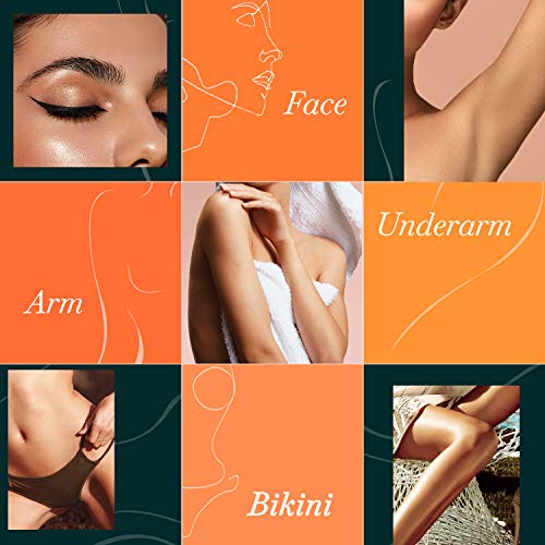 Waxing Kit for Hair Removal Home Wax Warmer with 4 Bags Hard Wax Beans 20 Wax...