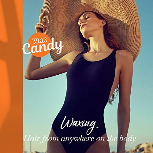 Waxing Kit for Hair Removal Home Wax Warmer with 4 Bags Hard Wax Beans 20 Wax...