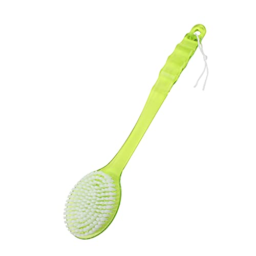 YEEPSYS Bath Brush with Bristles, Long Handle for Exfoliating Back, Body, and...