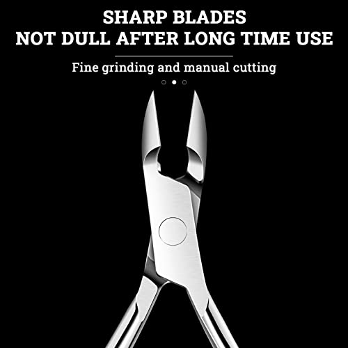 YEEPSYS Cuticle Trimmer with Cuticle Pusher, Cuticle Remover Cutter Nipper Sc...