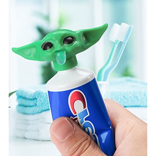 Baby Y-oda Toothpaste Topper,Baby G-rogu Toothpaste Topper Baby Closing Tooth...