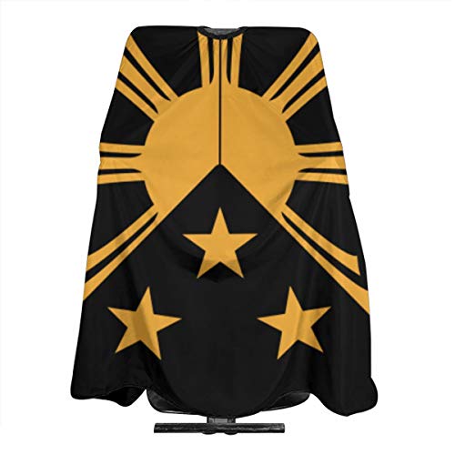 YEGFTSN Professional Barber Cape - Philippines Filipino Sun and Stars Flag Ha...