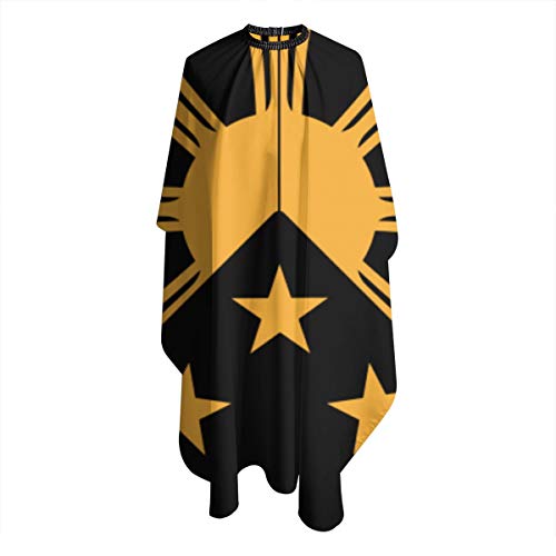 YEGFTSN Professional Barber Cape - Philippines Filipino Sun and Stars Flag Ha...