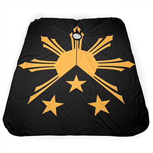 YEGFTSN Professional Barber Cape - Philippines Filipino Sun and Stars Flag Ha...